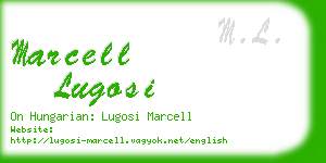 marcell lugosi business card